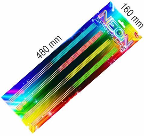 Neon Sparklers 40 cm
